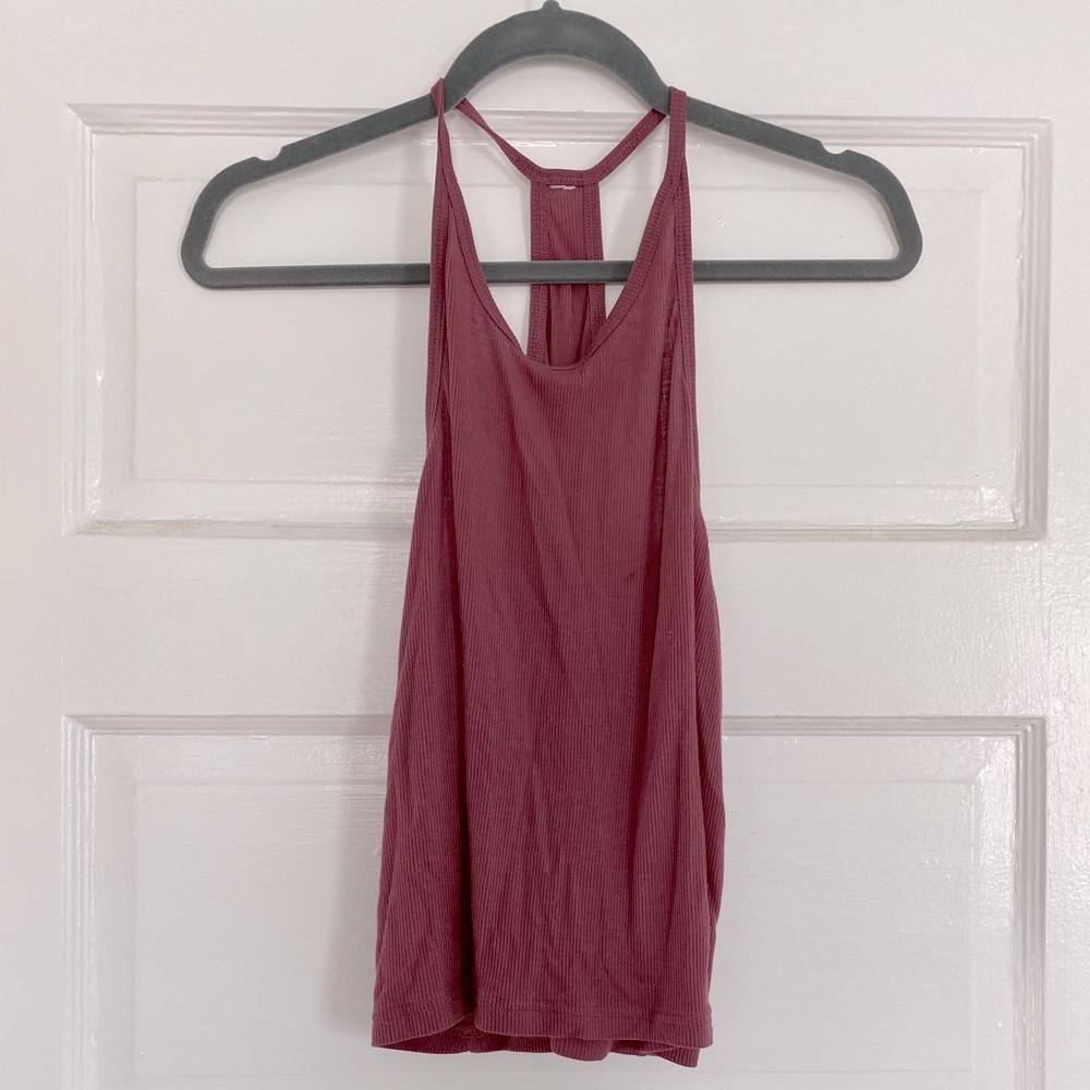 Alo Crop Ribbed Workout Top